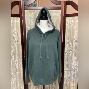 OLD NAVY PULLOVER FLEECE HOODIE w/ SHERPA LINED HOOD - SZ XXL
